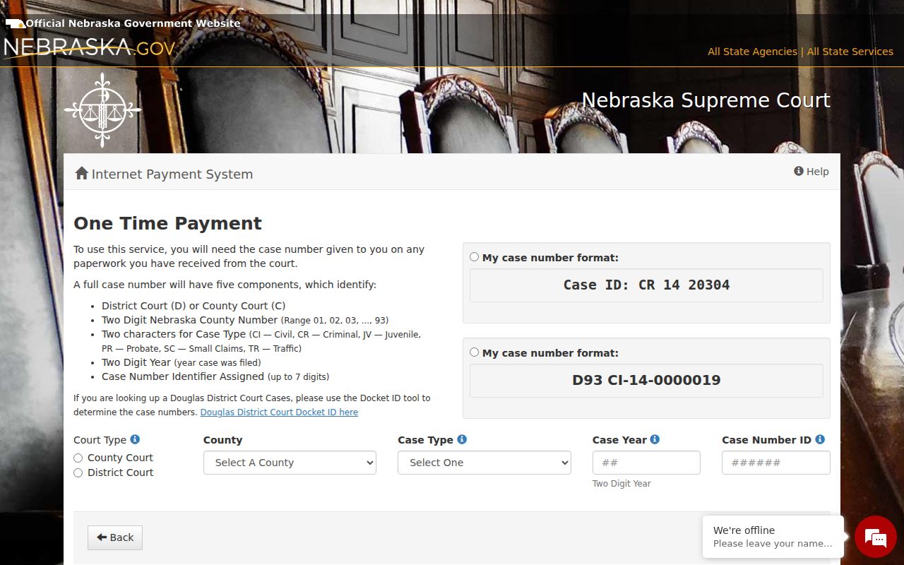 Keya Paha County case search official case-number lookup helper