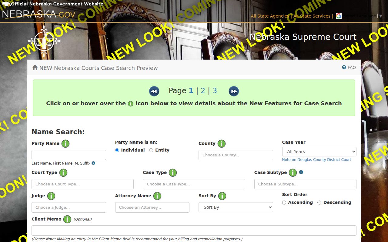 Keya Paha County case search official legacy name-search fields