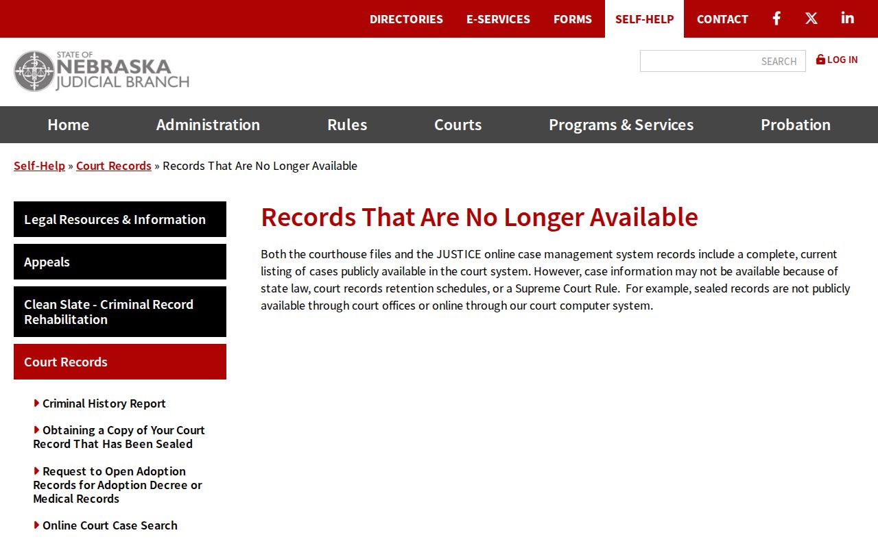 Keya Paha County court records unavailable records guidance
